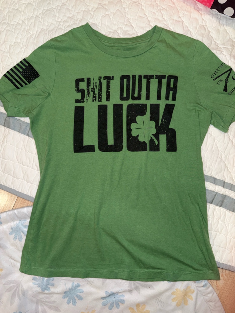 St. Patty's Day Grunt Style Sh*t Outta Luck' Graphic Tee